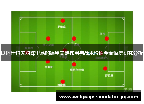 以阿什拉夫对阵里昂的德甲关键作用与战术价值全面深度研究分析