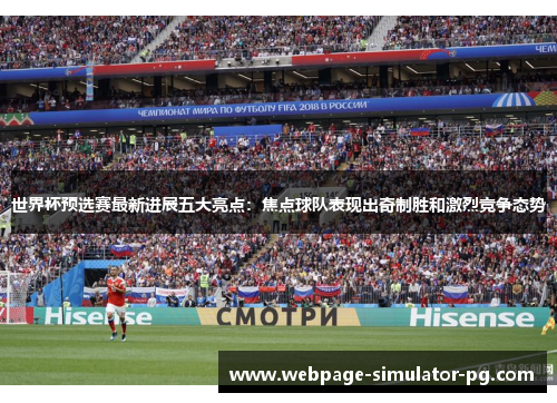 世界杯预选赛最新进展五大亮点：焦点球队表现出奇制胜和激烈竞争态势